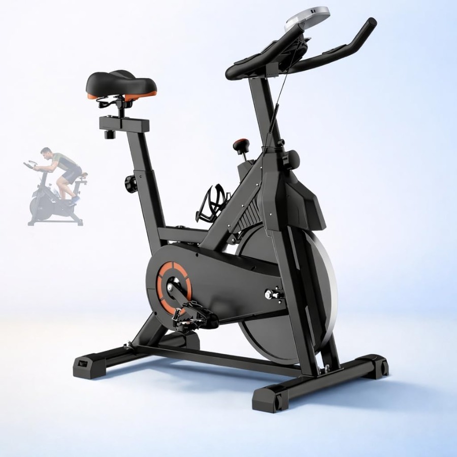 Home Exercise Bike with Silent - Brake Pads Bike 评论和价格