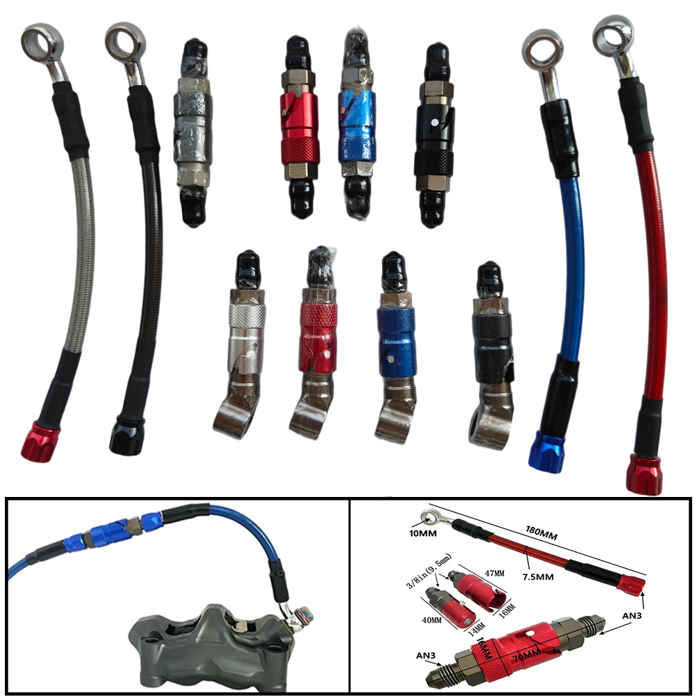 Motorcycle AN3 Quick Connect B - Motorcycle Brake Cable 评论和价格