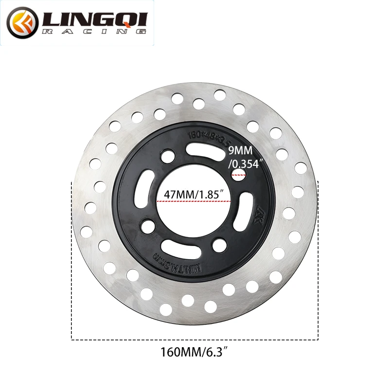 LINGQI RACING 160mm Brake Disc - Brake Pads Bike 评论和价格
