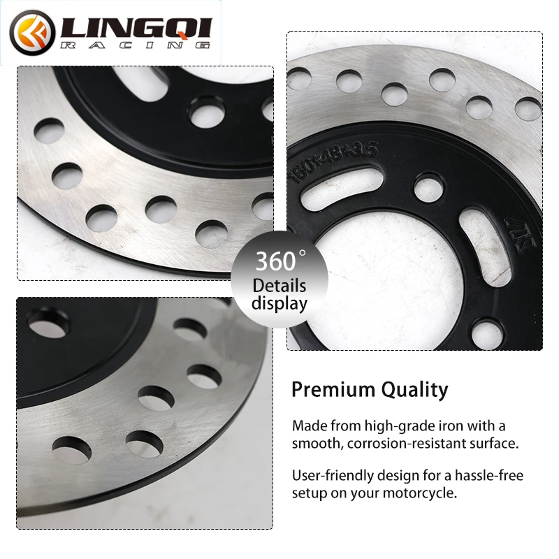 LINGQI RACING 160mm Brake Disc - Brake Pads Bike 评论和价格