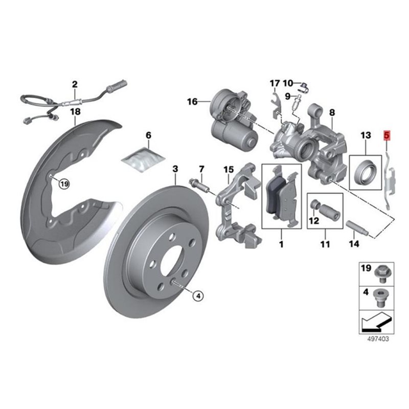 M11K-1Set Brake Caliper Kit 34 - Brake Caliper 评论和价格