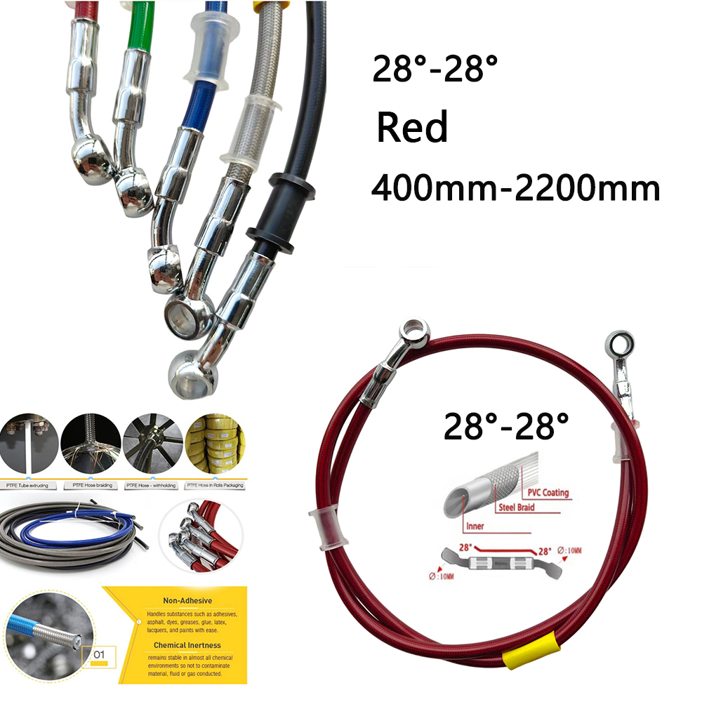28-28 Red Universal Motorcycle - Motorcycle Brake Cable 评论和价格